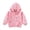 Light Pink, variant on Xyant Toddler Girls Jacket Lightweight Hooded Windbreaker Kids Water-Resistant Light Rain Jacket Print Outwear (Dark Blue,18-24 Months)