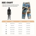 thumbnail image 3 of Gukieu Abstract Sea Turtle Print Women's Home Trousers, with Pockets and Drawstring Pajamas, Home Pajamas, Sleepwear-Medium, 3 of 6
