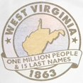 thumbnail image 2 of CafePress - Faded West Virginia - Adjustable 100% Brushed Unisex Casual Cotton Baseball Cap, Beige, 1, 2 of 2
