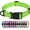 Green, variant on Waterbb Small Dog Collar, Adjustable Reflective Nylon Pet Collar with Quick Release Buckle, Sky Blue, 5/8" Width