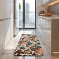 thumbnail image 4 of Pioneer Flower Floral Print Pattern Kitchen Rug Mat,Kitchen Runner Rugs Non Skid Washable,Decorative Kitchen Floor Mats for Kitchen,Sink,Laundry,17"x47.2", 4 of 7