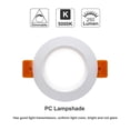 thumbnail image 3 of YGS-Tech 2 Inch LED Recessed Lighting, Dimmable Downlight 3W(35W Halogen Equivalent), CRI80, 5000K Daylight White Ceiling Light w, 3 of 7