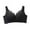 Black Bra for Women, variant on Floral Lace Cleavage Bra Soft Cup Bra Secure Fit Bra for Women Breathable Everyday Bras Bralette Wireless Lift and Support Push-Up Bra Black XXL