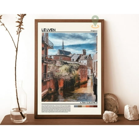 Leuven Print, Leuven Wall Art, Leuven Poster, Leuven Photo, Leuven Poster Print, Leuven Travel Poster, Leuven Belgium, Leuven City Wall Art, Modern Wall Decor, 8x12 UNFRAMED