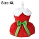 thumbnail image 2 of Vestido para mascotas, vestido de vacaciones de invierno para perros, vestido para mascotas de Navidad, vestido con lazo para perros1481, 2 of 6
