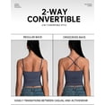 thumbnail image 4 of Débardeurs pour Femmes à Bretelles Spaghetti Ajustables, Débardeur à Double Doublure, Coupe Ajustée, Débardeur Cami pour Sorties, Hauts y2k, 4 of 5