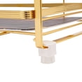 thumbnail image 4 of 3 Tiers Countertop Organizer Gold Bathroom Vanity Counter Box W/ Storage Basket, 4 of 19