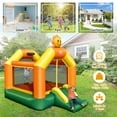 thumbnail image 5 of Infans Inflatable Bounce Castle Jumping House Kids Playhouse w/ Slide & 480W Blower, 5 of 7