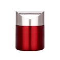 thumbnail image 1 of Cubo de basura de escritorio, cubo de basura de encimera con tapa abatible, Mini contenedor de limpieza de basura, cubo de basura organizador de Suministros de limpieza para el hogar Vino rojo Bewildely HA083742-04, 1 of 6