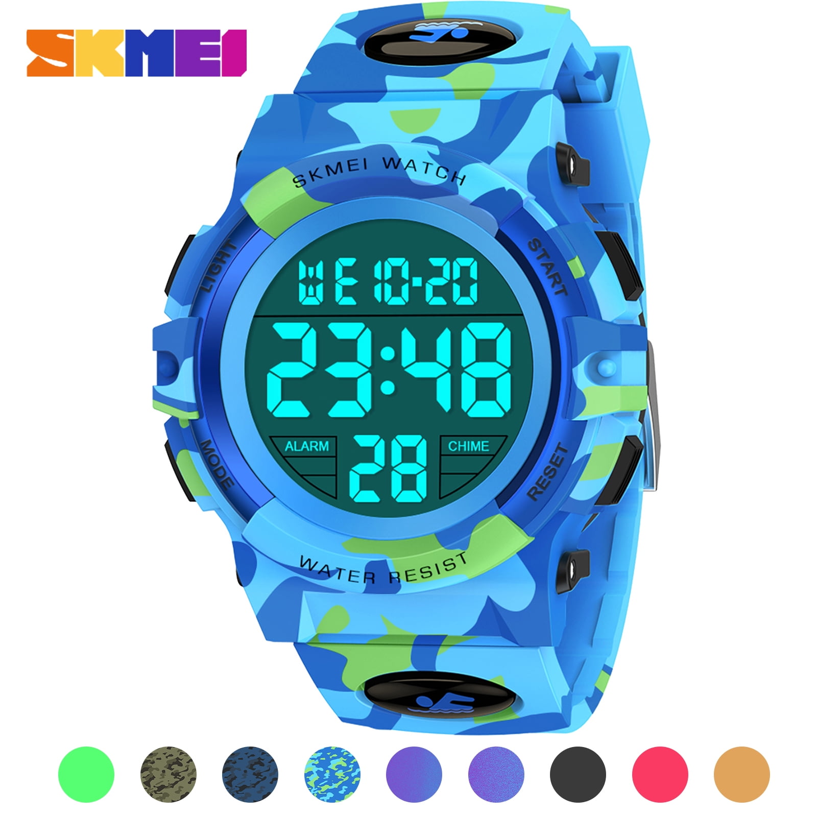 SKMEI Digital Wristwatch for Kids Boys,Sports Watch for Kids Girls