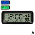 thumbnail image 5 of Small Digital Car Clock Solar Power Temperature Humidity Gauge Backlight Car Automobiles Truck Accessories Date Time Dashboard magnetic Clock alarm car alarm dash watch clock car thermometer d, 5 of 9