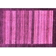 thumbnail image 1 of Ahgly Company Indoor Rectangle Abstract Purple Modern Area Rugs, 4' x 6', 1 of 4