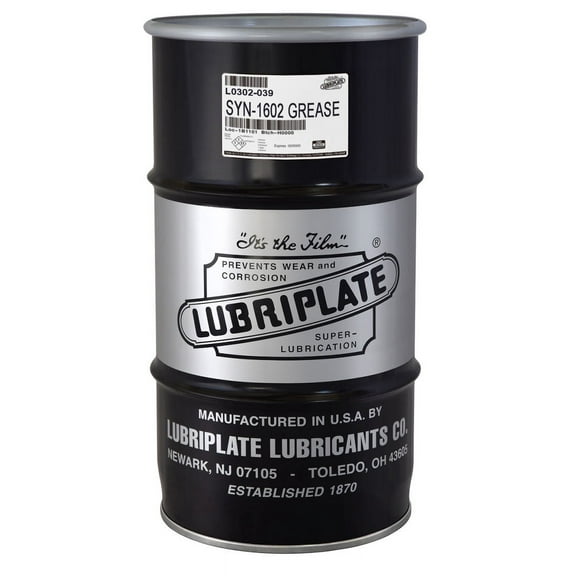 Lubriplate Syn 1602 Synthetic High Performance Grease, L0302-039, 120 Lb Keg Drum