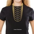 thumbnail image 7 of 10K Yellow Gold Diamond Cut Rope Chain Necklace â€“ Measures 20 Inches Length x 1.5mm Thickness, 7 of 7