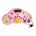 thumbnail image 2 of Tablero ocupado con botón LED para bebé, tablero de actividades de desarrollo de juguetes iluminado, tablero sensorial con interruptor para niños y Rosa, 2 of 8