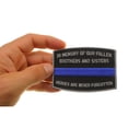 thumbnail image 3 of Fallen Officer Memorial Blue Line Patch, 3 of 5