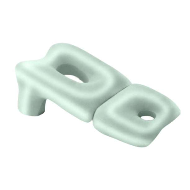 Almohada facial, almohada de apoyo para el cuello, almohada para acostarse, almohada de masaje multiusos para Verde
