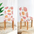 thumbnail image 3 of Yayeee 2 Pack Dining Chair Covers Stretch Parson Chairs Slipcovers Seat Protector, Citrus Slice, 3 of 6