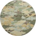 thumbnail image 2 of Addison Rugs Mayfield Premium Machine Washable Transitional Abstract Olive Round Rug, 8' x 8', 2 of 8