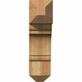 thumbnail image 2 of Ekena Millwork 6"W x 18"D x 22"H Olympic Craftsman Rough Sawn Bracket, Western Red Cedar, 2 of 13