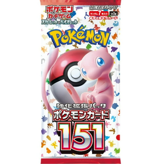 Trading Card Game Scarlet & Violet Pokemon 151 Booster Pack (JAPANESE, 7 Cards)