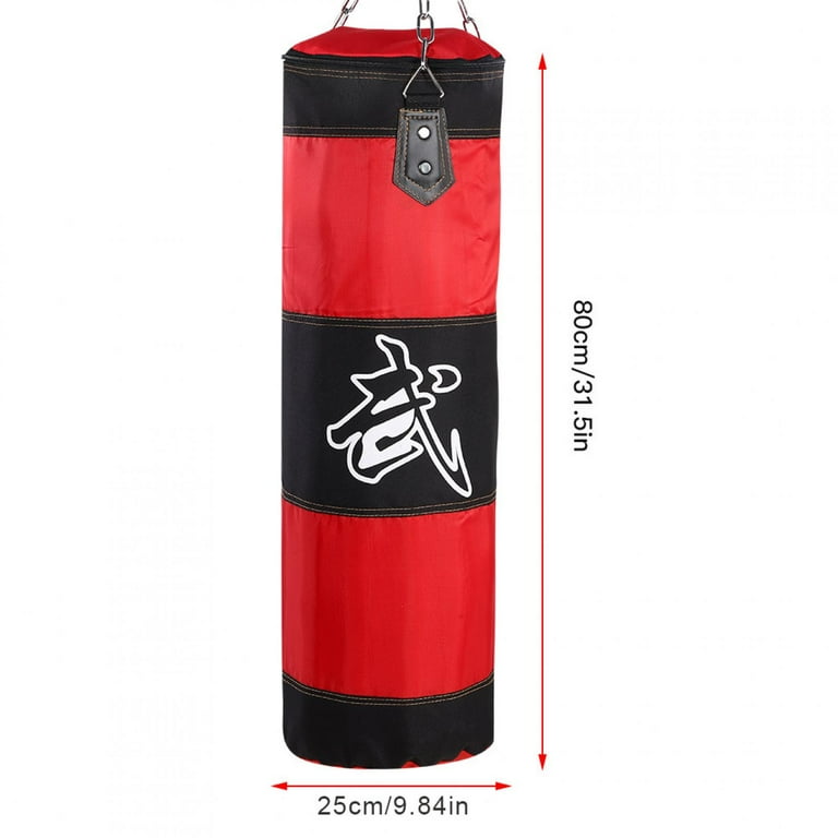 TKSE Saco de Boxeo Saco de Boxeo Entrenamiento de Boxeo Entrenamiento vacio Gancho de Boxeo Patada Saco de Arena Lucha Karate Saco de Arena Saco de Arena Saco de Arena 80cm Rojo Walmart