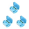 thumbnail image 3 of Sidaley auricular portátil compatible con bluetooth 42db control táctil recargable teléfono inteligente auricular con estuche de carga azul Azul 3piezas, 3 of 6