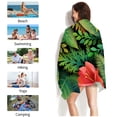 thumbnail image 3 of 1 toalla de playa estampada de felpa de doble cara con toalla de baño para natación para adultos de fibra ultrafina transfronteriza, terciopelo seco de doble cara, 3 of 5