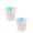Clear, variant on Reusable Drink Bucket 32oz Stackable PP Food Storage Pail with Portable Handle for Summer Pool Party Picnic Beverage Cocktail Fruit Tea Snack Serving