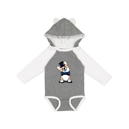 

Inktastic Corgi Ritz Gift Baby Boy or Baby Girl Long Sleeve Bodysuit