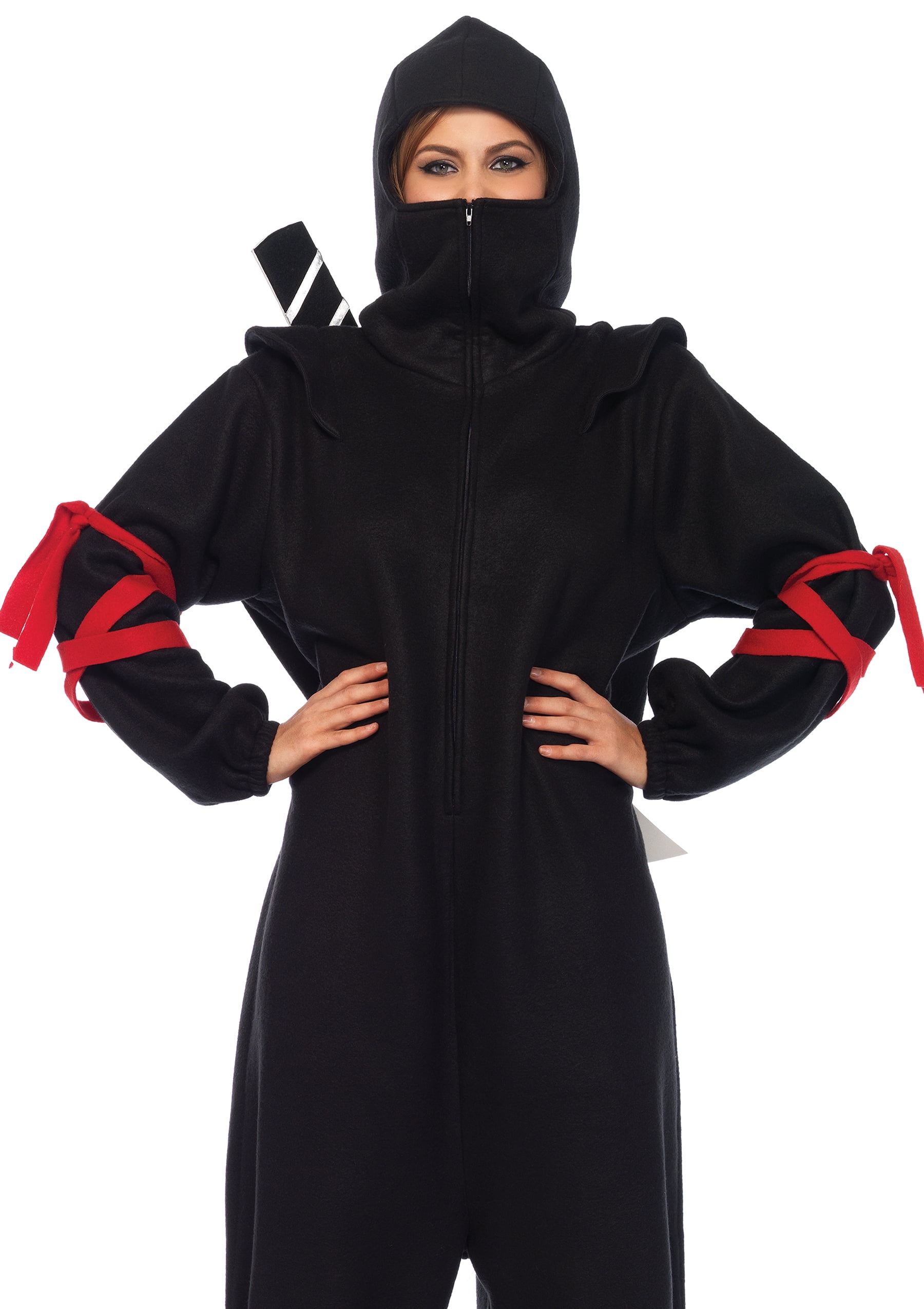 Girls' 2 PC. Ninja Kigarumi Cozy Funsie Pajama Hoodie