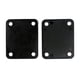 thumbnail image 4 of 10 Piezas 4 Agujeros shamjiam Placas de Plástico cuello juntas Almohadillas Negras para Accesorio de bajo de guitarra 2,63 X 2,16 pulgadas, 4 of 7