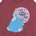 thumbnail image 3 of Disney Princess - Late For My Ball - Women's Racerback Tank Top, 3 of 5