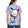 thumbnail image 3 of Sanrio Pochacco Kids T-Shirt 3d Printed Graphic T-Shirts Boys And Girls Short Sleeve Shirts For Youth Kids X-Small, 3 of 6