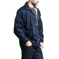thumbnail image 4 of Men's Waterproof Windbreaker Jacket VOS - Navy - Small, 4 of 5