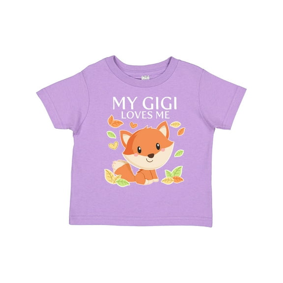 Inktastic My Gigi Loves Me Little Fox Boys or Girls Toddler T-Shirt
