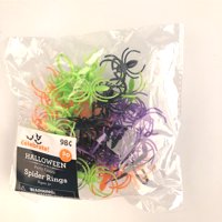 Halloween Colorful Spider Rings