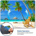 thumbnail image 6 of Beach Mouse Pad, Coconut Trees Mouse Pad, Nature Mouse Mat Square Waterproof Mouse Pad Non-Slip Rubber Base MousePads for Computer Office Laptop Men Women Kids, 9.5"x7.9"x0.12" Inch, 6 of 6