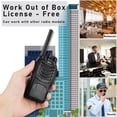 thumbnail image 4 of Walkie Talkies TID TD-V2 para adultos, recargable de largo alcance, 4 of 9