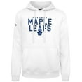 thumbnail image 2 of Men's Levelwear White Toronto Maple Leafs Podium Carve Pullover Hoodie, 2 of 3