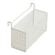 thumbnail image 2 of Cesta de almacenamiento colgante de metal para mesita de noche, práctica y ahorra espacio, ideal para cubos. Blanco, 2 of 7