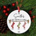 thumbnail image 3 of Primer adorno navideño personalizado para bebé, decoración navideña acrílica para pared, árbol o puerta, 3 of 4