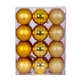 thumbnail image 3 of Vickerman 3" Gold, Red, and Silver Ornament Assortment, 24 per box., 3 of 3