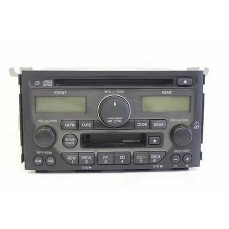 2004-2008 Honda Pilotradio Stereo Cassette Tape Cd Player 39100-S9V-A210