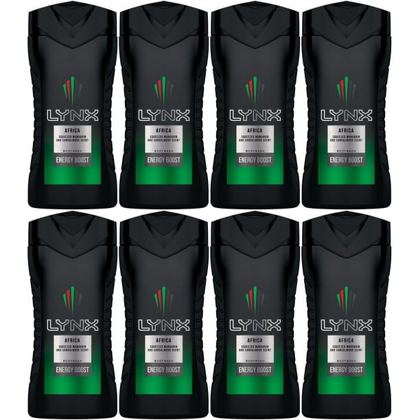 Axe Body Wash Africa Squeezed Mandarin & Sandalwood Scent, Energy Boost