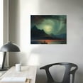 thumbnail image 3 of COMIO  Aurora Borealis 1865 Canvas Art Print Stretched Wall Decor, 3 of 4