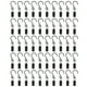 thumbnail image 1 of GOOHOCHY 50 piezas de accesorios de fijación para cortinas para el hogar, ganchos resistentes para cortinas, accesorios de abrazadera, 1 of 8