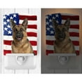thumbnail image 2 of Caroline's Treasures KJ1159CNL Flag with German Shepherd Ceramic Night Light, 6x4x3", multicolor, 2 of 2