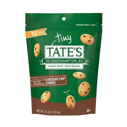 Pack of 6, Tates Tiny Chocolate Chip Cookies, 5.5 oz