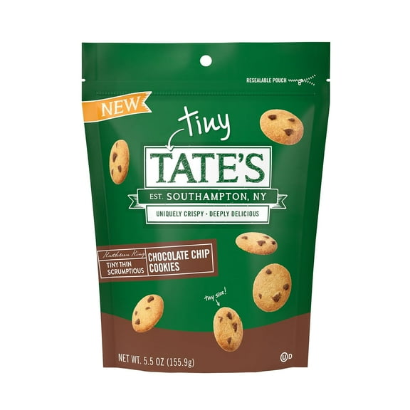 Pack of 6, Tates Tiny Chocolate Chip Cookies, 5.5 oz